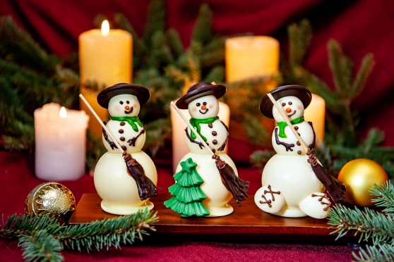 Шоколадный снеговик 