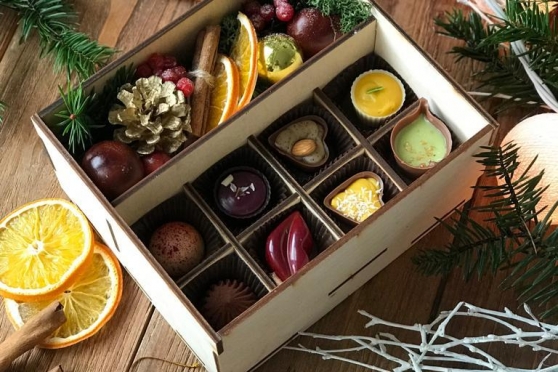 Бокс подарочный «Зимний комплимент»