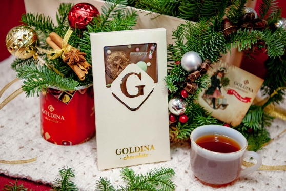 Новогодняя шоколадка